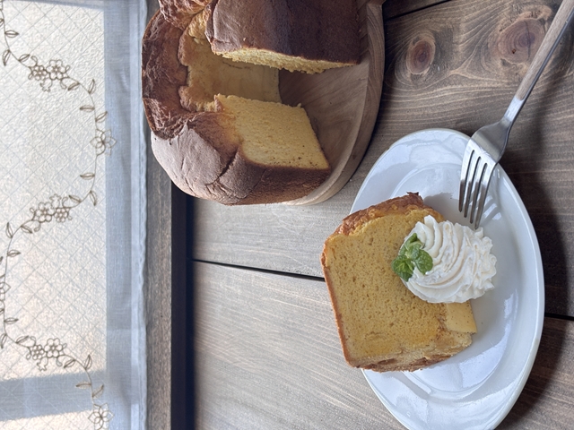 玄米粉シフォンケーキ